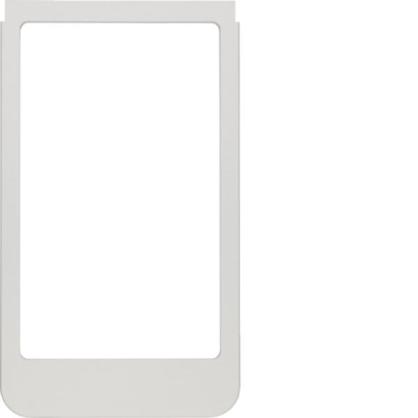 HAGER BOCCHIOTTI - Cornice design rotonda, versione grande accessorio alluminio, metallo opaco 13202184