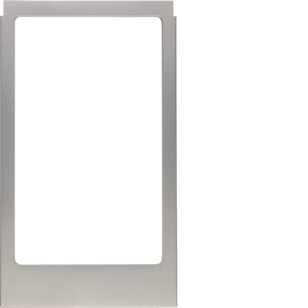 HAGER BOCCHIOTTI - Cornice design angolare, versione grande accessorio acciaio inox, metallo opaco