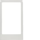 HAGER BOCCHIOTTI - Cornice design angolare, versione grande accessorio alluminio, metallo opaco 13202284