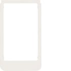 HAGER BOCCHIOTTI - Cornice design rotonda, versione grande accessorio bianco polare opaco