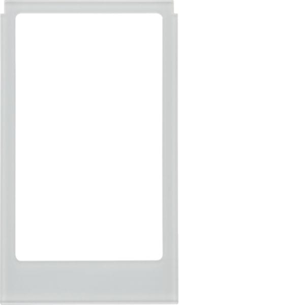 HAGER BOCCHIOTTI - Cornice design angolare, versione grande accessorio vetro alu