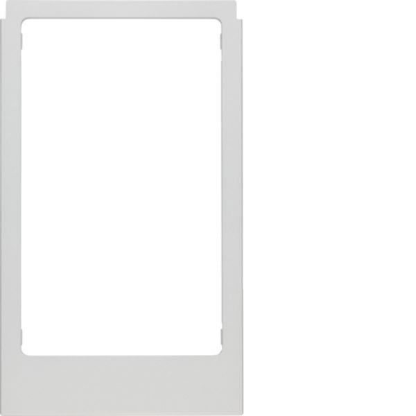 HAGER BOCCHIOTTI - Cornice design angolare, versione grande accessorio alu opaco, verniciato