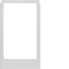 HAGER BOCCHIOTTI - Cornice design angolare, versione grande accessorio alu opaco, verniciato