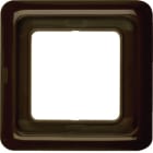 HAGER BOCCHIOTTI - Cornice singola wg UP IP44 marrone lucido 132801