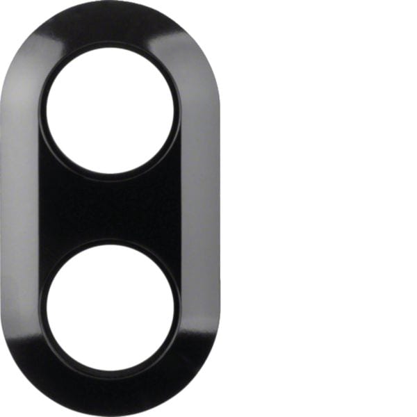 HAGER BOCCHIOTTI - Cornice doppia Serie 1930 nero lucido 138121