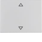 HAGER BOCCHIOTTI - Bilanciere con serigrafia frecce Berker K.5 alu, alluminio anodizzato 14057103