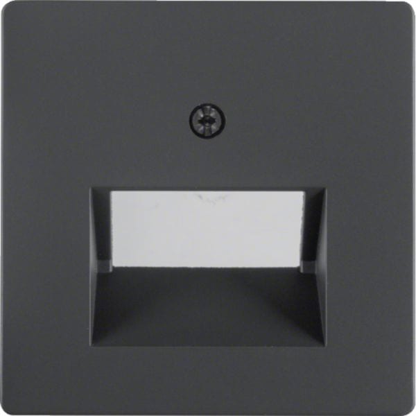 HAGER BOCCHIOTTI - Pezzo c.le x presa RJ universale doppio Serie Q.1/Q.3 antrac.velluto, vern. 14096086