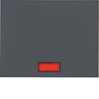 HAGER BOCCHIOTTI - Bilanciere con lente Berker K.1 antracite opaco, verniciato 14157006