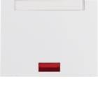 HAGER BOCCHIOTTI - Bilanciere con lente e portaetichetta Berker K.1 bianco polare lucido