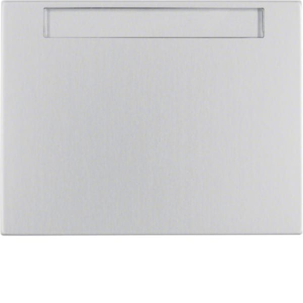 HAGER BOCCHIOTTI - Bilanciere con portaetichetta Berker K.5 alu, alluminio anodizzato 14267003