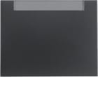 HAGER BOCCHIOTTI - Bilanciere con portaetichetta Berker K.1? antracite opaco, verniciato 14267006