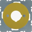 HAGER BOCCHIOTTI - P.ZO C.LE + FORO Ø 22,5 MM R1/R3 GIALLO