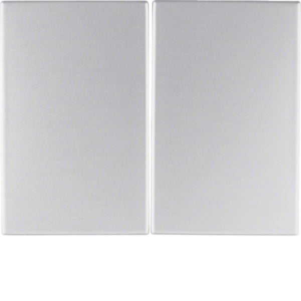 HAGER BOCCHIOTTI - Bilanciere doppio Berker K.5 alu, alluminio anodizzato 14357003