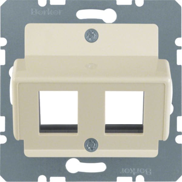 HAGER BOCCHIOTTI - Mascherina centrale doppia per Jack Krone bianco lucido 146402