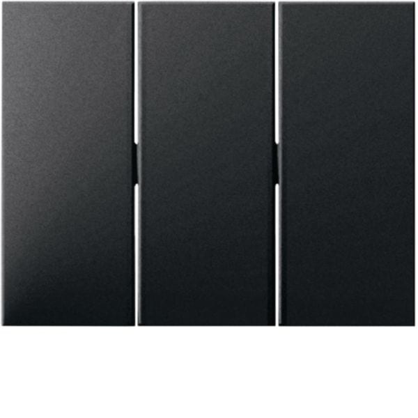 HAGER BOCCHIOTTI - Bilanciere triplo Berker K.1 antracite opaco, verniciato 14657006