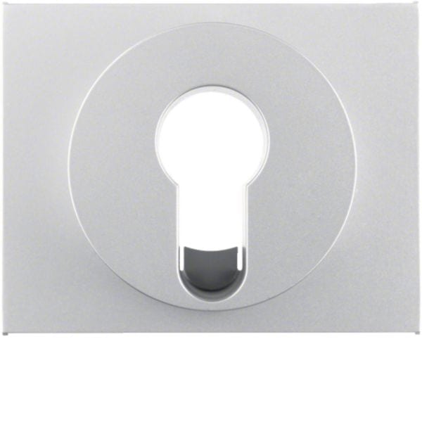 HAGER BOCCHIOTTI - Pezzo c.le x interruttore/pulsante a chiave Berker K.5 alu opaco, verniciato