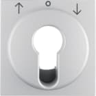 HAGER BOCCHIOTTI - Pezzo c.le x commutatori/pulsanti a chiave x venez. Serie B.7 alu opaco, vern. 15061404