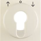 HAGER BOCCHIOTTI - Pezzo centrale per commutatori/pulsanti a chiave per veneziane S.1 bianco lucido 15068982