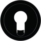 HAGER BOCCHIOTTI - Pezzo centrale per interruttore/pulsante a chiave Berker R.1/R.3 nero lucido 15072045