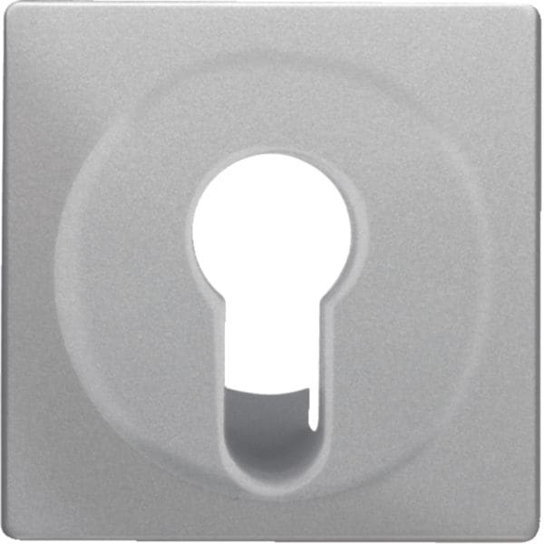 HAGER BOCCHIOTTI - Pezzo centrale x int./pulsante a chiave Serie Q.1/Q.3 alu velluto, verniciato