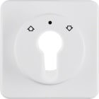 HAGER BOCCHIOTTI - Pezzo c.le x commutatori/pulsanti a chiave x venez. wg UP IP44 bianco pol. luc. 151819