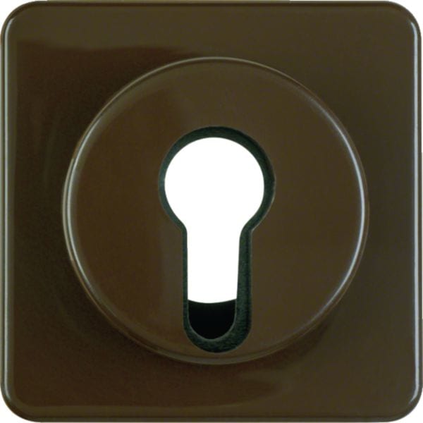 HAGER BOCCHIOTTI - Pezzo centrale per interruttore/pulsante a chiave wg UP IP44 marrone lucido