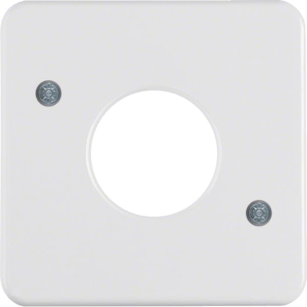 HAGER BOCCHIOTTI - Pezzo centrale per pulsante/spia luminosa E10 wg UP IP44 bianco polare lucido 153009