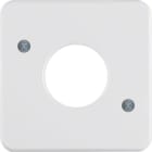 HAGER BOCCHIOTTI - Pezzo centrale per pulsante/spia luminosa E10 wg UP IP44 bianco polare lucido 153009