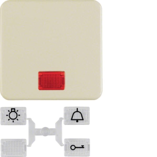 HAGER BOCCHIOTTI - Bilanciere wg UP IP44 bianco lucido 1553