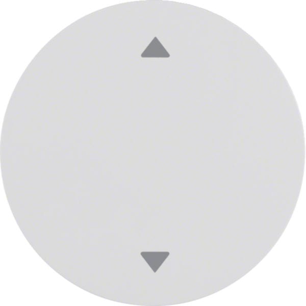 HAGER BOCCHIOTTI - Bilanciere con serigrafia frecce Berker R.1/R.3 bianco polare lucido