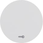 HAGER BOCCHIOTTI - Bilanciere con serigrafia per apriporta Berker R.1/R.3 bianco polare lucido 16202059