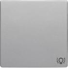 HAGER BOCCHIOTTI - Bilanciere con serigrafia per luce Berker Q.1/Q.3 alu velluto, verniciato 16206044