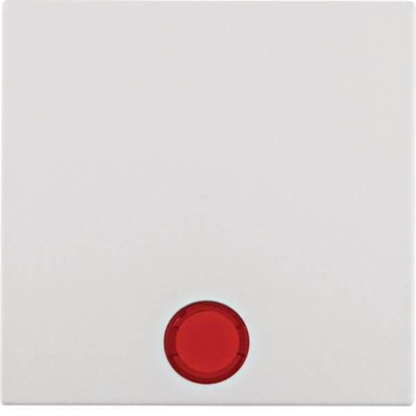 HAGER BOCCHIOTTI - Bilanciere con lente Berker S.1/B.3/B.7 bianco polare opaco
