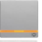 HAGER BOCCHIOTTI - Bilanciere con lente e con serigrafia per luce Q.1/Q.3 alu velluto, verniciato 16216074