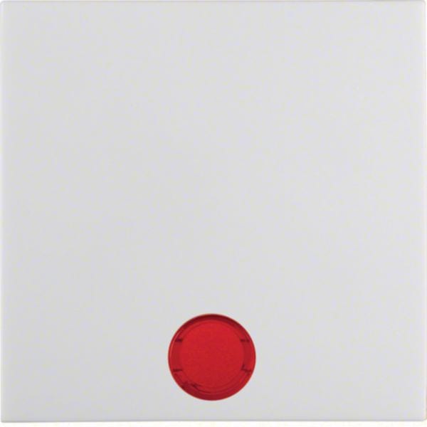 HAGER BOCCHIOTTI - Bilanciere con lente Berker S.1/B.3/B.7 bianco polare lucido