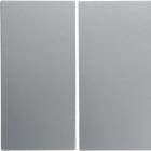 HAGER BOCCHIOTTI - Bilanciere doppio Berker B.7 alu opaco, verniciato 16231404