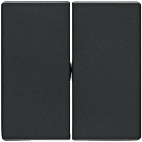 HAGER BOCCHIOTTI - Bilanciere doppio Berker Q.1/Q.3 antracite velluto, verniciato 16236086