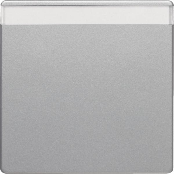 HAGER BOCCHIOTTI - Bilanciere con portaetichetta Berker Q.1/Q.3 alu velluto, verniciato 16266084