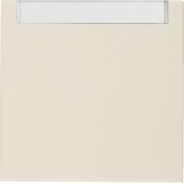 HAGER BOCCHIOTTI - Bilanciere con etichetta Berker S.1 bianco lucido