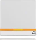 HAGER BOCCHIOTTI - Bilanciere con stampa simbolo per suoneria Serie Q.1/Q.3 bianco polare velluto 16286079