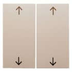 HAGER BOCCHIOTTI - Bilanciere doppio con serigrafia frecce Berker S.1 bianco lucido 16448982