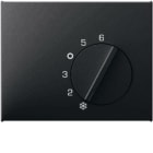 HAGER BOCCHIOTTI - Pezzo centrale per regolatore di temperatura K.1/K.5 antracite opaco, verniciato