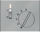 HAGER BOCCHIOTTI - Pezzo c.le x Termostato Serie K.1/K.5 acciaio inox opaco, vern.