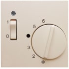 HAGER BOCCHIOTTI - Pezzo centrale per regolatore di temperatura Berker S.1 bianco lucido