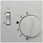 HAGER BOCCHIOTTI - Pezzo c.le  x regolatore di temperatura Berker S.1/B.3/B.7 bianco polare lucido