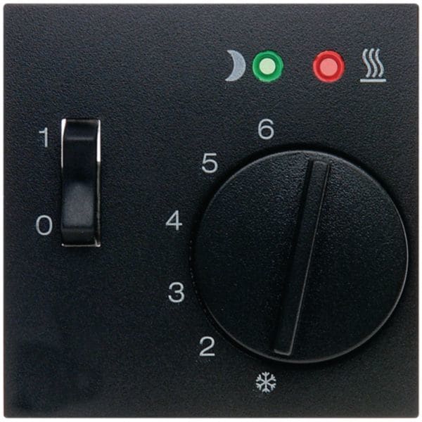 HAGER BOCCHIOTTI - Pezzo c.le x Termostato x riscaldamento a pavimento Serie B.3/B.7 antrac.opac 16721606