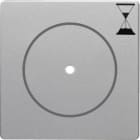 HAGER BOCCHIOTTI - Pezzo centrale per inserto timer Berker Q.1/Q.3 alu velluto, verniciato