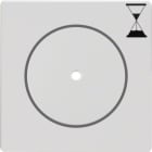 HAGER BOCCHIOTTI - Pezzo centrale per inserto timer Berker Q.1/Q.3?bianco polare velluto