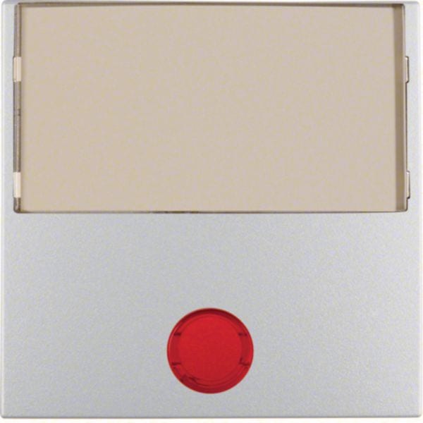 HAGER BOCCHIOTTI - Bilanciere con lente ed etichetta grande Berker B.7 alu opaco, verniciato 16961404