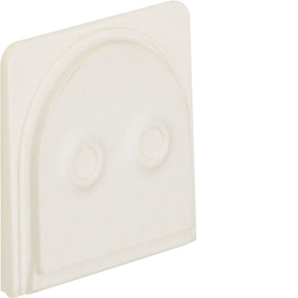 HAGER BOCCHIOTTI - Passacavo per 2 cavi Berker W.1 bianco polare opaco